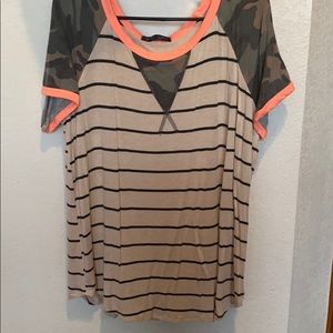 Glitzy Girlz Boutique Plus Size Short Sleeve Shirt